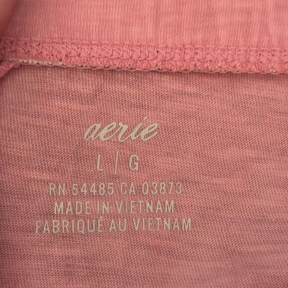 AERIE Pink and White Tie-Dye Shorts - Picture 6 of 6